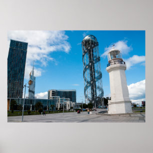 Batumi stad Georgia Poster