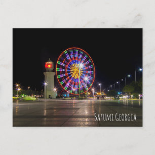 Batumi stad Georgia, reuzenrad Briefkaart