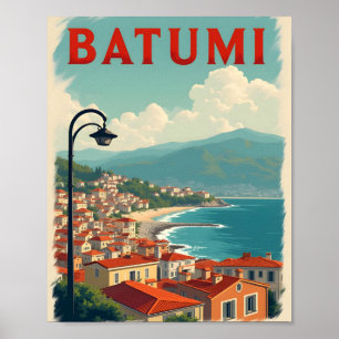 Batumi vintage reisposter  poster