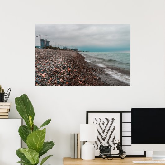 Batumi zee. Georgia Poster (Thuiskantoor)