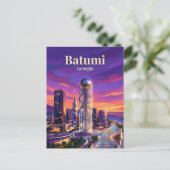 Batumia Georgië Briefkaart (Staand voorkant)