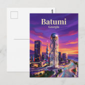 Batumia Georgië Briefkaart (Voorkant / Achterkant)