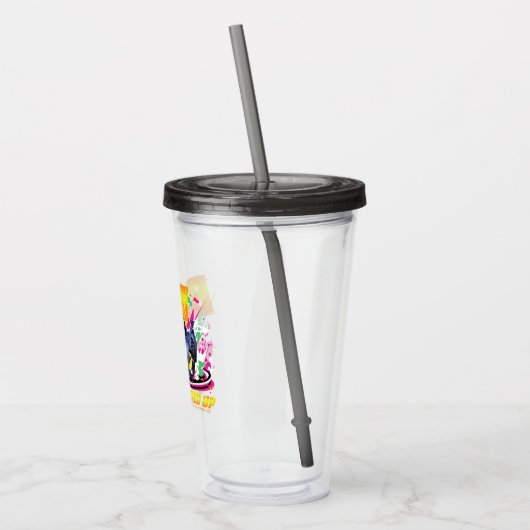 Batwheels™ BAM - Alles aangesloten Acryl Drinkbeker (Links)