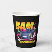 Batwheels™ BAM - Alles aangesloten Papieren Bekers (Achterkant)