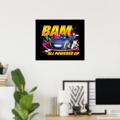Batwheels™ BAM - Alles aangesloten Poster (Thuiskantoor)
