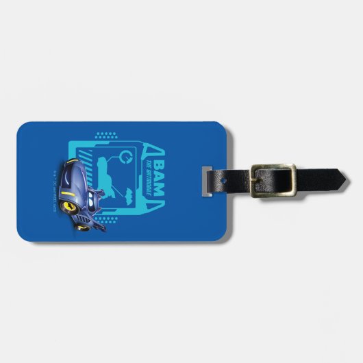 Batwheels™ BAM - De Batmobile Bagagelabel (Voorkant horizontaal)