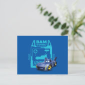 Batwheels™ BAM - De Batmobile Briefkaart (Staand voorkant)