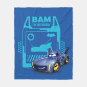 Batwheels™ BAM - De Batmobile Fleece Deken (Voorkant)
