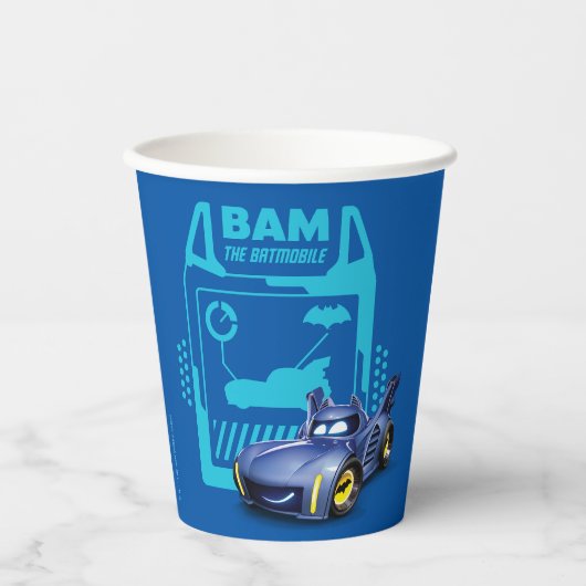 Batwheels™ BAM - De Batmobile Papieren Bekers (Voorkant)