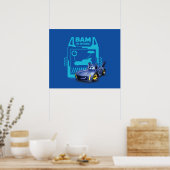 Batwheels™ BAM - De Batmobile Poster (Keuken)