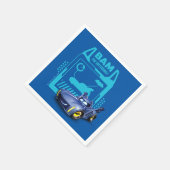 Batwheels™ BAM - De Batmobile Servet (Hoek)