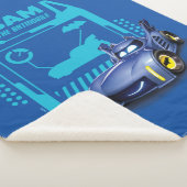Batwheels™ BAM - De Batmobile Sherpa Deken (3/4)