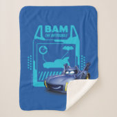 Batwheels™ BAM - De Batmobile Sherpa Deken (Voorkant)
