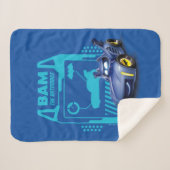 Batwheels™ BAM - De Batmobile Sherpa Deken (Voorkant (horizontaal))