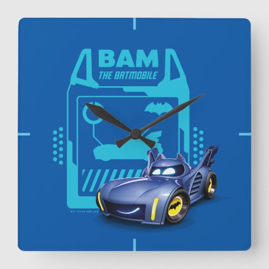 Batwheels™ BAM - De Batmobile Vierkante Klok (Voorkant)
