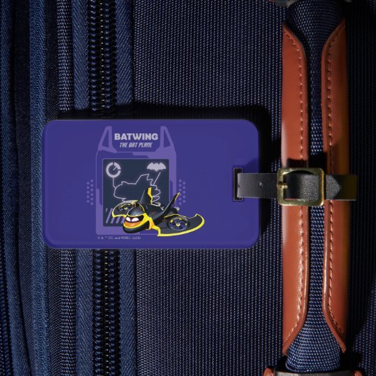 Batwheels™ Batwing - Het vleermuisvlak Bagagelabel (Voorkant Insitu 4)