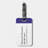 Batwheels™ Batwing - Het vleermuisvlak Bagagelabel (Achterkant verticaal)