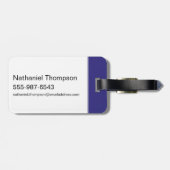 Batwheels™ Batwing - Het vleermuisvlak Bagagelabel (Achterkant horizontaal)