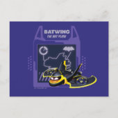 Batwheels™ Batwing - Het vleermuisvlak Briefkaart (Voorkant)