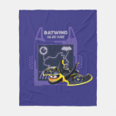 Batwheels™ Batwing - Het vleermuisvlak Fleece Deken (Voorkant)