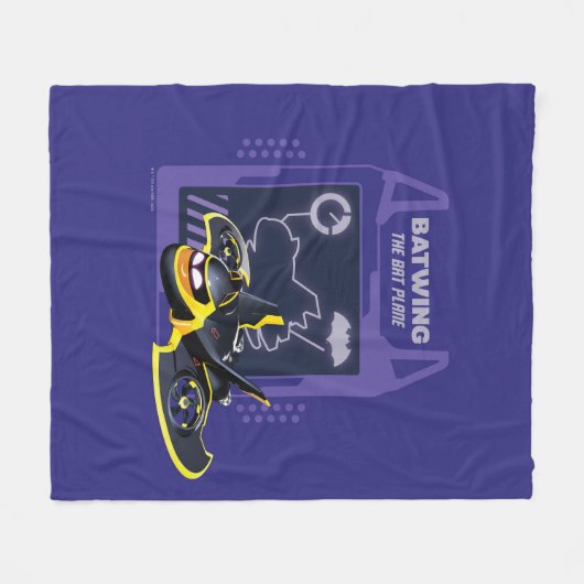 Batwheels™ Batwing - Het vleermuisvlak Fleece Deken (Voorkant (Horizontaal))