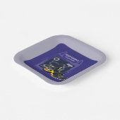 Batwheels™ Batwing - Het vleermuisvlak Papieren Bordje (Gebogen)