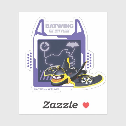 Batwheels™ Batwing - Het vleermuisvlak Sticker (Vel)