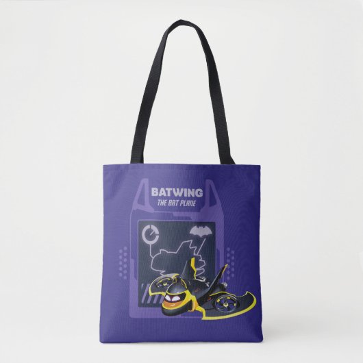 Batwheels™ Batwing - Het vleermuisvlak Tote Bag (Voorkant)