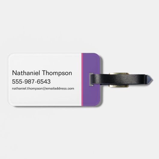 Batwheels™ Bibi - De Batgirl cyclus Bagagelabel (Achterkant horizontaal)