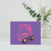 Batwheels™ Bibi - De Batgirl cyclus Briefkaart (Staand voorkant)