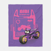 Batwheels™ Bibi - De Batgirl cyclus Fleece Deken (Voorkant)