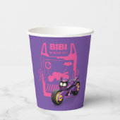 Batwheels™ Bibi - De Batgirl cyclus Papieren Bekers (Achterkant)