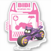 Batwheels™ Bibi - De Batgirl cyclus Sticker (Voorkant)