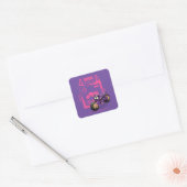 Batwheels™ Bibi - De Batgirl cyclus Vierkante Sticker (Envelop)