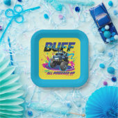 Batwheels™ Buff - Alles ingeschakeld Papieren Bordje (Feest)