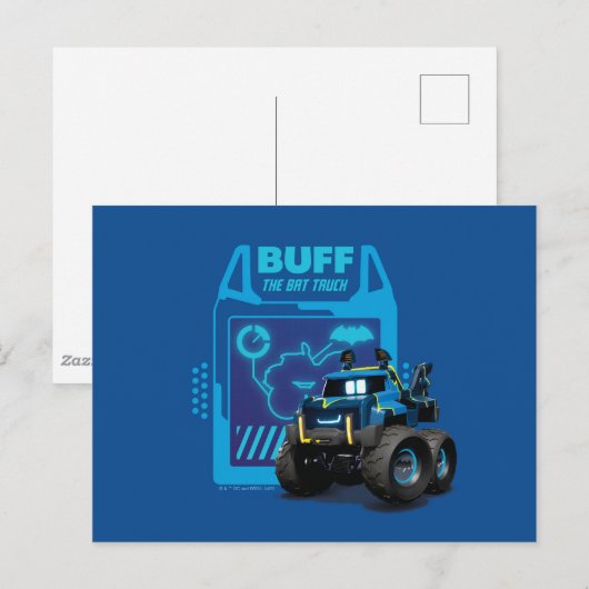 Batwheels™ Buff - De Bat Truck Briefkaart (Voorkant / Achterkant)