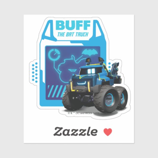 Batwheels™ Buff - De Bat Truck Sticker (Vel)