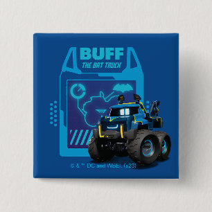 Batwheels™ Buff - De Bat Truck Vierkante Button 5,1 Cm