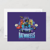 Batwheels™ - Klaar om te rollen Briefkaart (Voorkant / Achterkant)