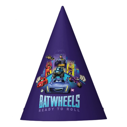 Batwheels™ - Klaar om te rollen Feesthoedjes (Voorkant)