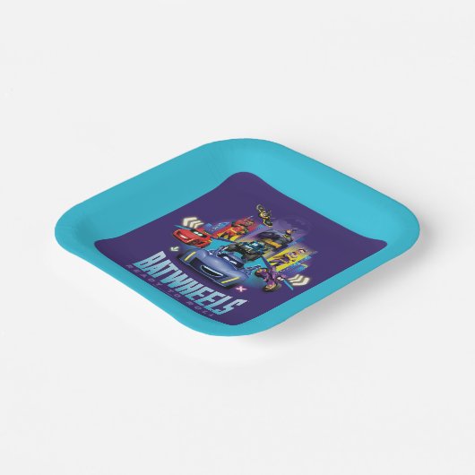 Batwheels™ - Klaar om te rollen Papieren Bordje (Gebogen)