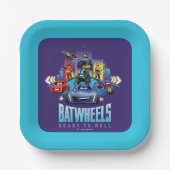 Batwheels™ - Klaar om te rollen Papieren Bordje (Voorkant)
