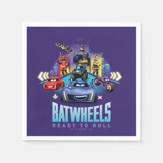 Batwheels™ - Klaar om te rollen Servet (Voorkant)