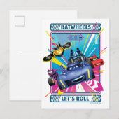 Batwheels™ - Laten we rollen Briefkaart (Voorkant / Achterkant)