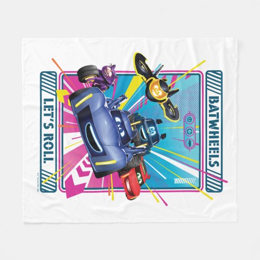 Batwheels™ - Laten we rollen Fleece Deken (Voorkant (Horizontaal))