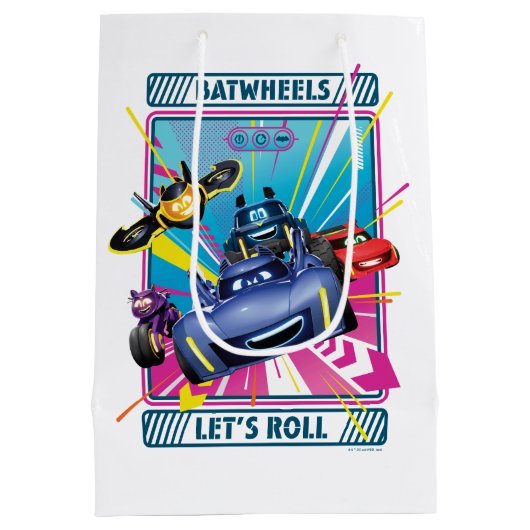 Batwheels™ - Laten we rollen Medium Cadeauzakje (Achterkant)