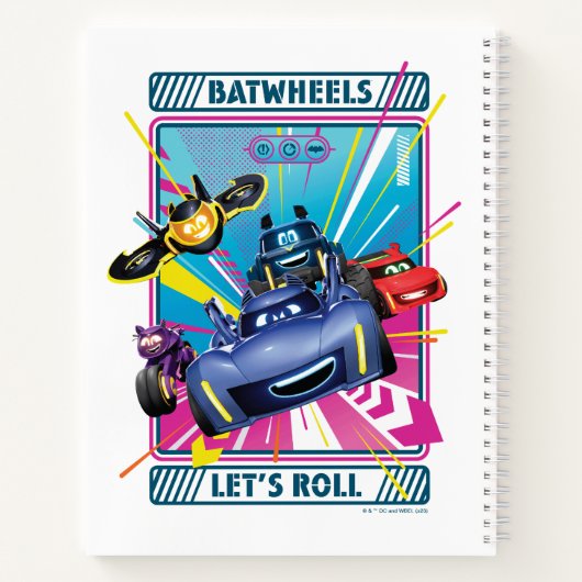 Batwheels™ - Laten we rollen Notitieboek (Achterkant)