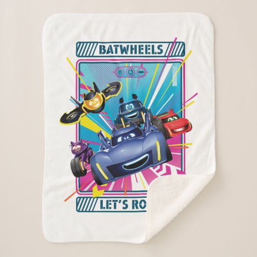 Batwheels™ - Laten we rollen Sherpa Deken (Voorkant)