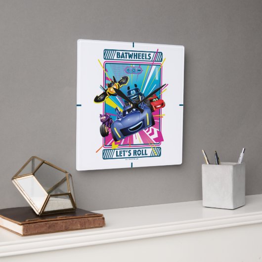 Batwheels™ - Laten we rollen Vierkante Klok (Kantoor)