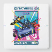 Batwheels™ - Laten we rollen Vierkante Klok (Voorkant)